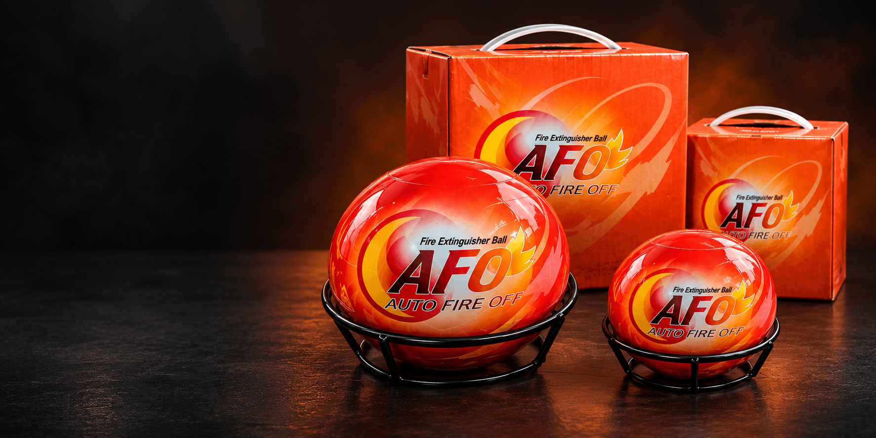 Fire Ball AFO e embalagens